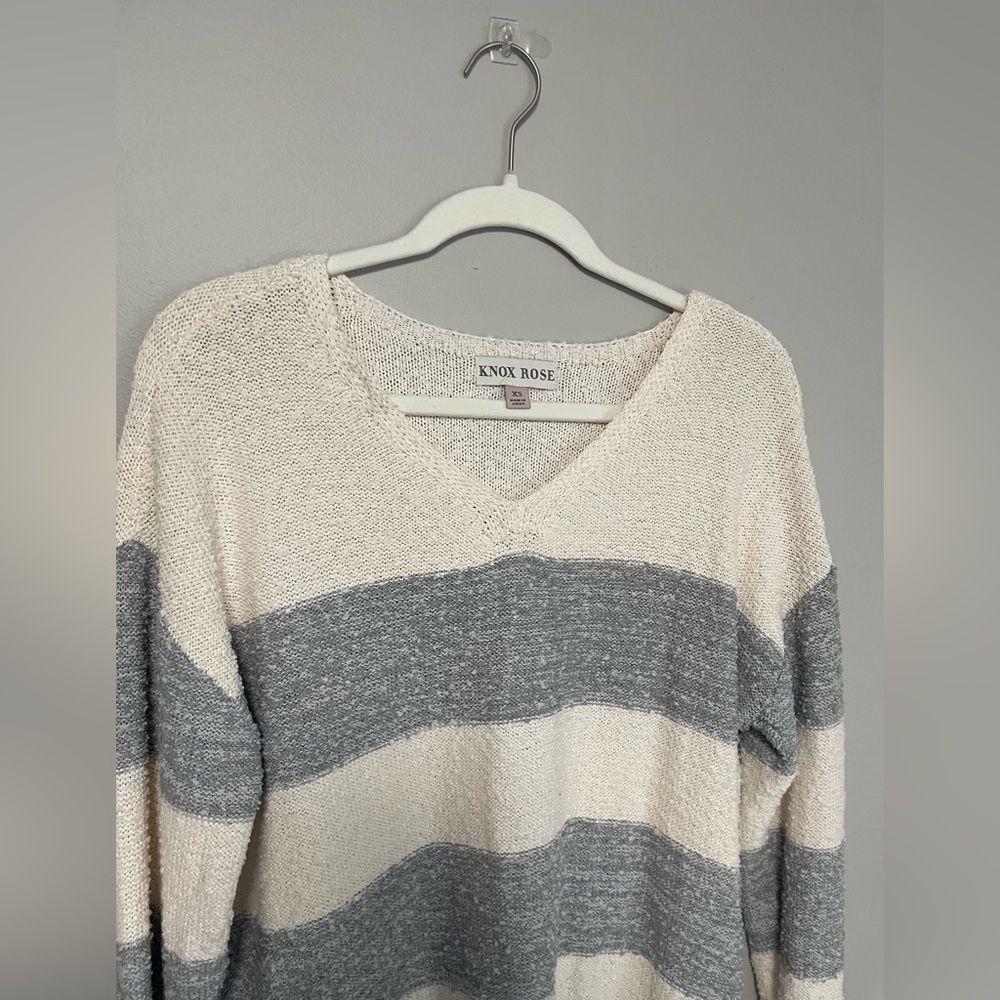 Stripped Knit Sweater